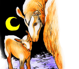 Fancy sheeps sticker #4441949