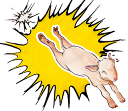 Fancy sheeps sticker #4441956