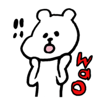 small bear with granpa sticker #4441985