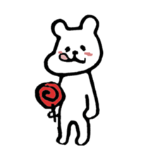 small bear with granpa sticker #4441995