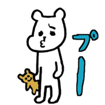 small bear with granpa sticker #4442010