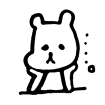 small bear with granpa sticker #4442016