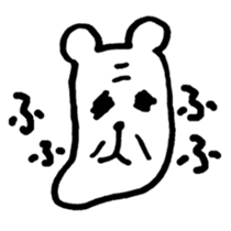 small bear with granpa sticker #4442018