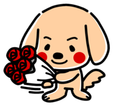 Dog landmark sticker #4442041