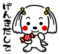 Dog landmark sticker #4442044