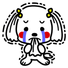 Dog landmark sticker #4442045