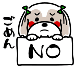 Dog landmark sticker #4442047