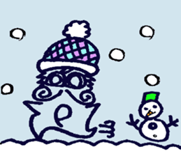 pierre and preasant friends. sticker #4443210