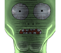 Strange alien's sticker #4444727