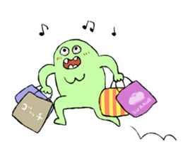 Strange alien's sticker #4444733