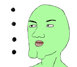 Strange alien's sticker #4444736