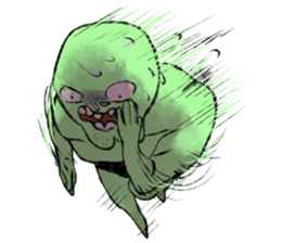 Strange alien's sticker #4444737