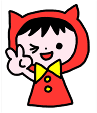 Red clothes Nekorin sticker #4445106