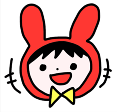 Red clothes Nekorin sticker #4445107