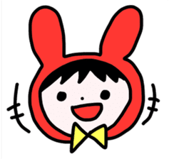 Red clothes Nekorin sticker #4445107