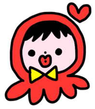 Red clothes Nekorin sticker #4445113