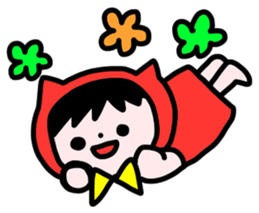 Red clothes Nekorin sticker #4445116