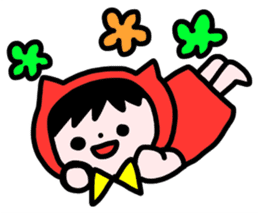 Red clothes Nekorin sticker #4445116