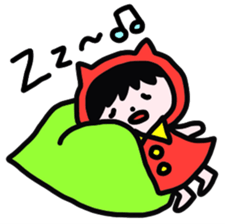 Red clothes Nekorin sticker #4445124