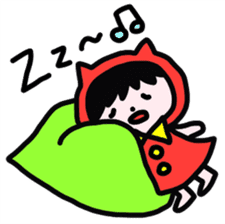 Red clothes Nekorin sticker #4445124