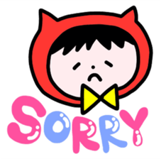 Red clothes Nekorin sticker #4445127
