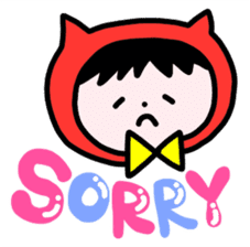 Red clothes Nekorin sticker #4445127