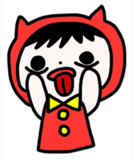 Red clothes Nekorin sticker #4445134