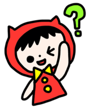 Red clothes Nekorin sticker #4445139