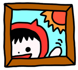 Red clothes Nekorin sticker #4445142
