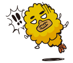 Fried shrimp jami sticker #4445202