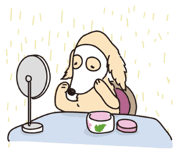 Nellie The Curly sticker #4445436