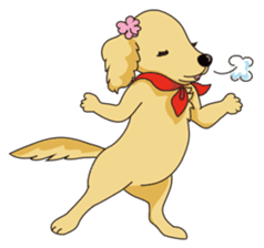 Nellie The Curly sticker #4445445