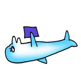 Daily life of the dolphin sticker #4445520