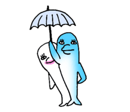 Daily life of the dolphin sticker #4445523