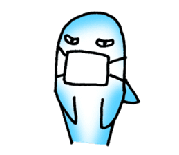 Daily life of the dolphin sticker #4445539
