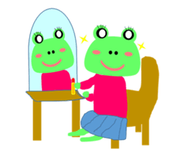 Lovely Frog Every day sticker #4446644