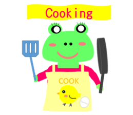 Lovely Frog Every day sticker #4446647