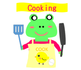 Lovely Frog Every day sticker #4446647