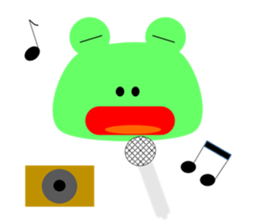 Lovely Frog Every day sticker #4446653