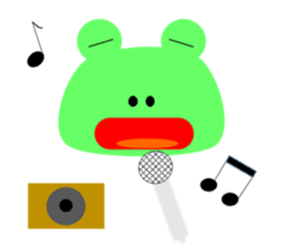 Lovely Frog Every day sticker #4446653