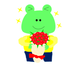 Lovely Frog Every day sticker #4446654