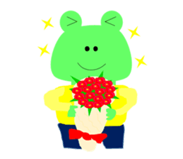Lovely Frog Every day sticker #4446654