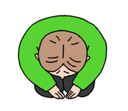 A Boy in green sticker #4446693