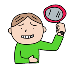 A Boy in green sticker #4446695