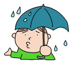 A Boy in green sticker #4446700