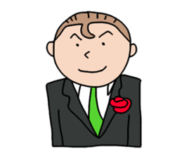 A Boy in green sticker #4446701