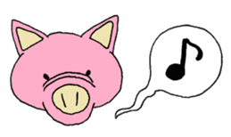 my little pig, ton-chan2 sticker #4447154