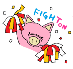 my little pig, ton-chan2 sticker #4447171