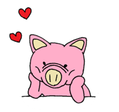 my little pig, ton-chan2 sticker #4447181