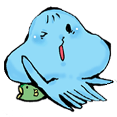 Friends of a jellyfish and the sea